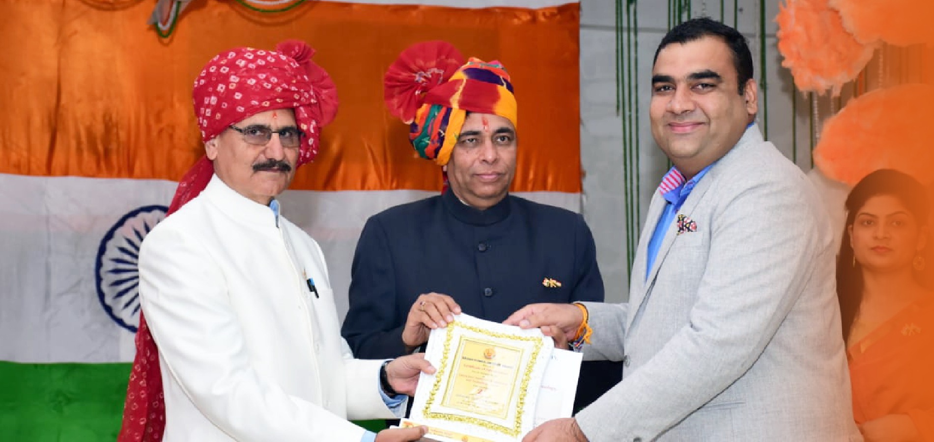 First Prize Awarded in QIV By Prof. H.D.  Charan HVC-BTU,Bikaner